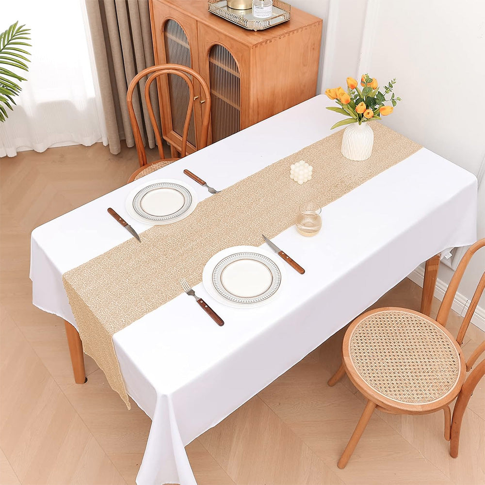 High Density Sequin Table Runner for Weddings Parties and Holidays-Gold