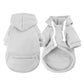 Warm Winter Pet Hoodie with Zipper Pockets