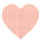 75x74cm Heart Shaped Felt Photo Message Display Board with Adhesive Dots