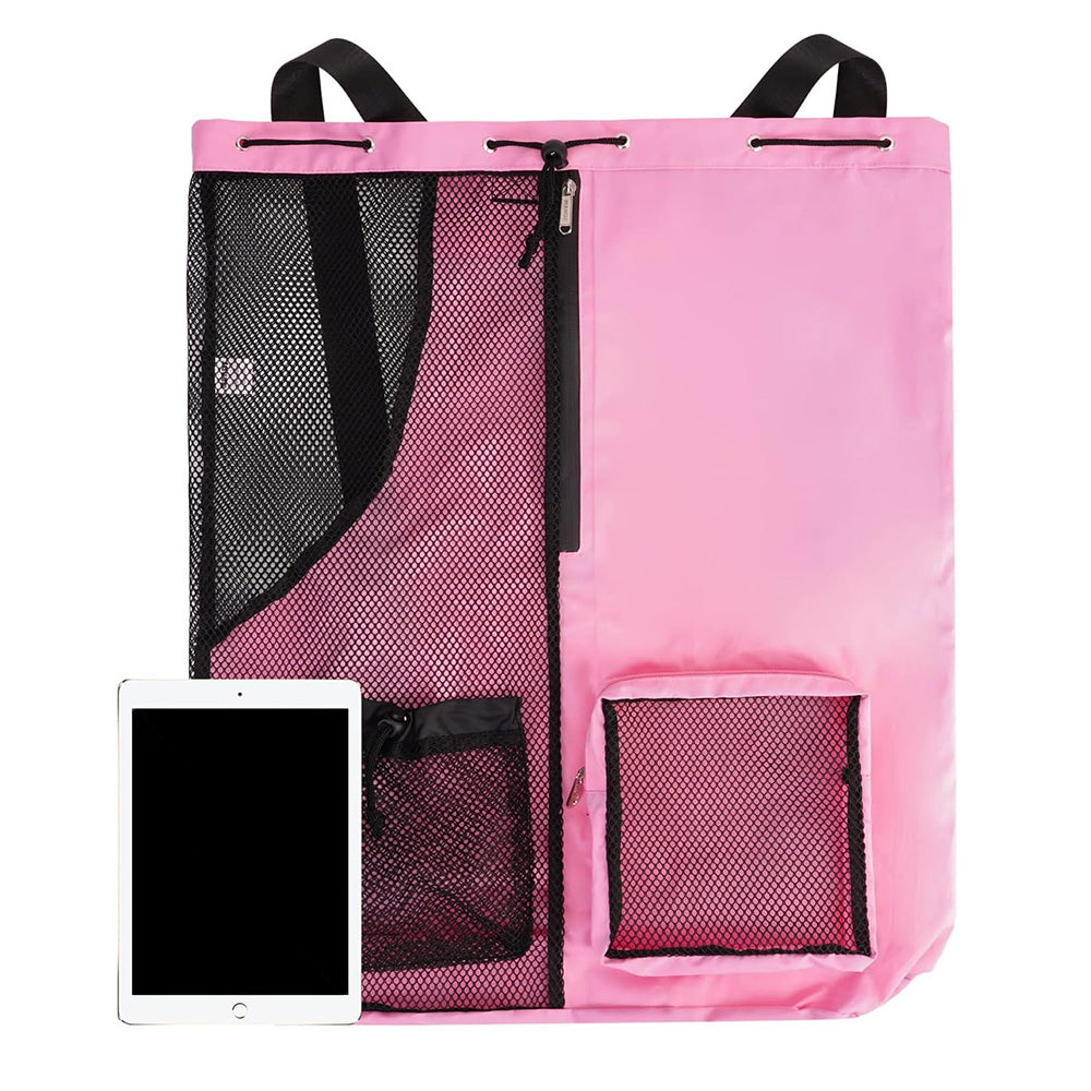 Swim Bag Mesh Drawstring Backpack for Swimming Gym and Workout Gear