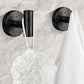 4Pcs Stainless Steel Wall Mounted Bathroom Towel Robe Hook