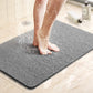 Rectangular PVC Anti Slip Loofah Absorbent Quick Drying Shower Mat