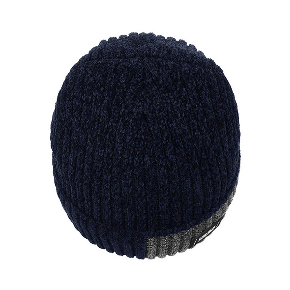 Unisex Winter Knitted Hat Thick Warm Beanie Ski Cap Skull Cap For Guys