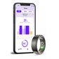Smart Health Ring Tracking Heart Rate Blood Oxygen Sleep with Charging Case Waterproof