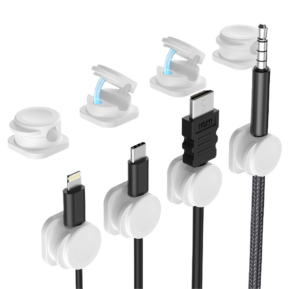 8 Pack Cord Organizer Cable Management Clips