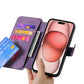 Magnetic Wallet Case for iPhone 17Series RFID Blocking Card Holder Phone Stand