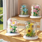 Light-Up Flower Building Blocks Kits with Dust Cover