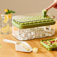 Ice Cube Tray with Lid and Bin for Freezer 64Pcs Ice Cube Mold