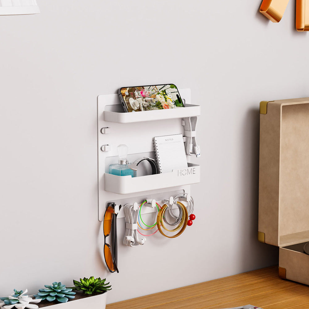 Bedside Shelf Accessories Organizer Wall Mount Self Stick On Cool Stuff for Bedroom Storage and Organization