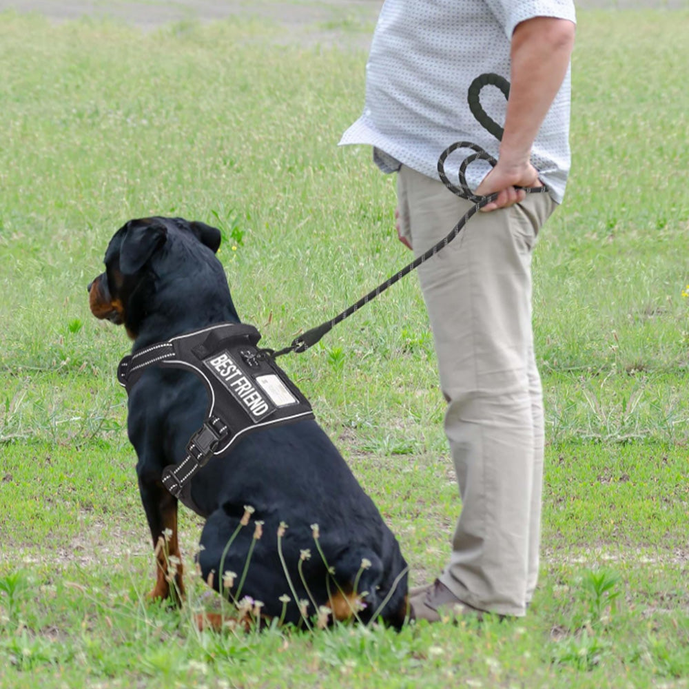 Tactical Dog Harness with Handle Reflective No Pull Military Working Vest