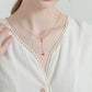 4Pcs Mini Crown Spoon Necklace