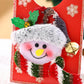 Vintage Merry Christmas Door Knob Hanger-Snowman