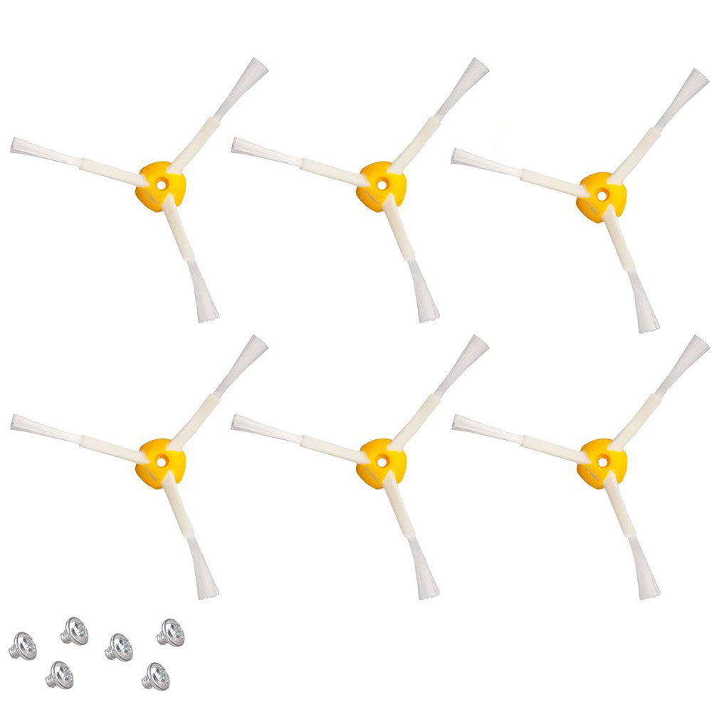 6 Pcs 3-Armed Replacement Side Brushs For iRobot 500 600 700 Series 560 630 650 760 770