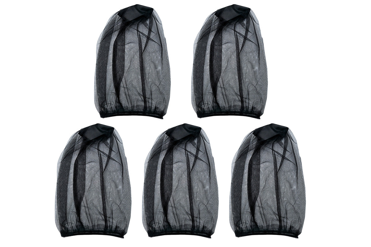 5Pcs Mosquito Head Net Bug Net Hat for Camping Hiking Fishing Gardening
