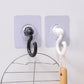 10 Pcs No Drill Ceiling Hooks 360 Degree Rotating Self Adhesive Hooks