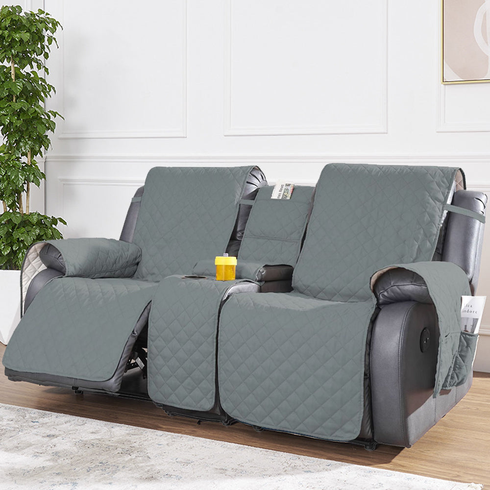 Water Resistant Non-Slip Split Recliner Couch Cover-3-Seater