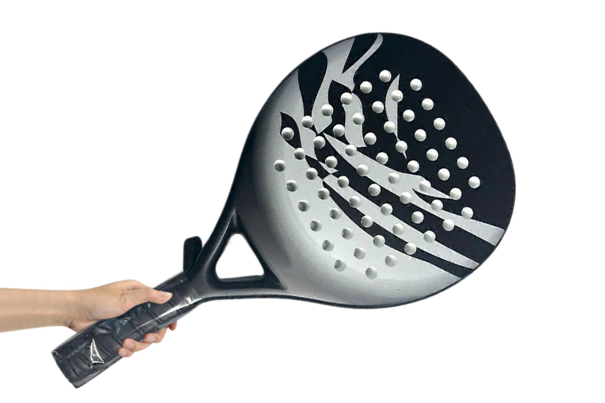 Carbon Fiber Paddle Tennis Racket with EVA Core and Carry Bag for Beach or Court