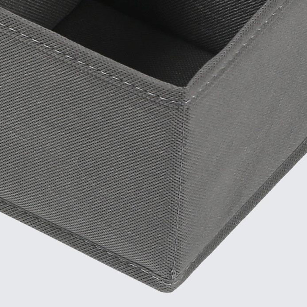 6Pcs Foldable Drawer Organizer Sock Underwear Storage Box with Zipper