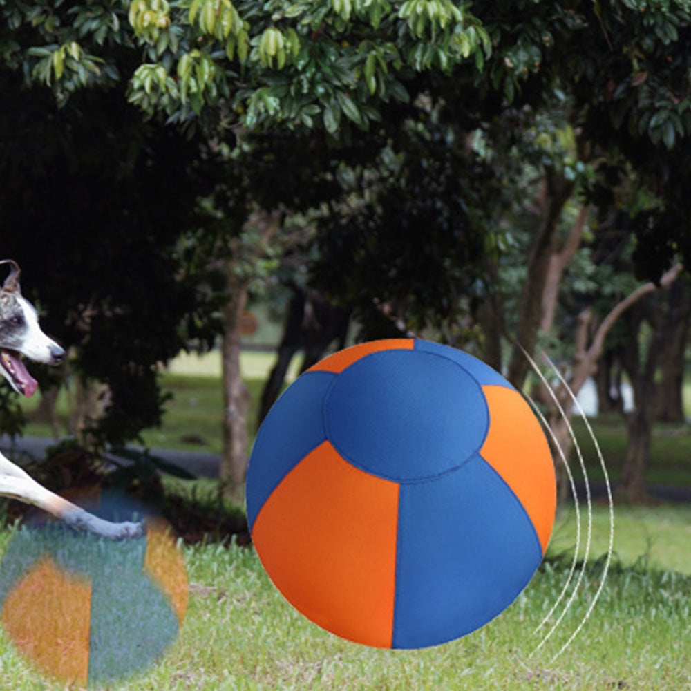 Outdoor Dog Herding Play Ball with Reinforced Oxford Fabric and Slow Deflation-Orange
