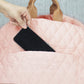 Soft Fluffy Car Seat Booster for Pet Travel Carrier Bed with Long Strap