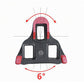 Road Bike Cleat Set SPD Compatible Cycling Pedal Clips for Road Shoes