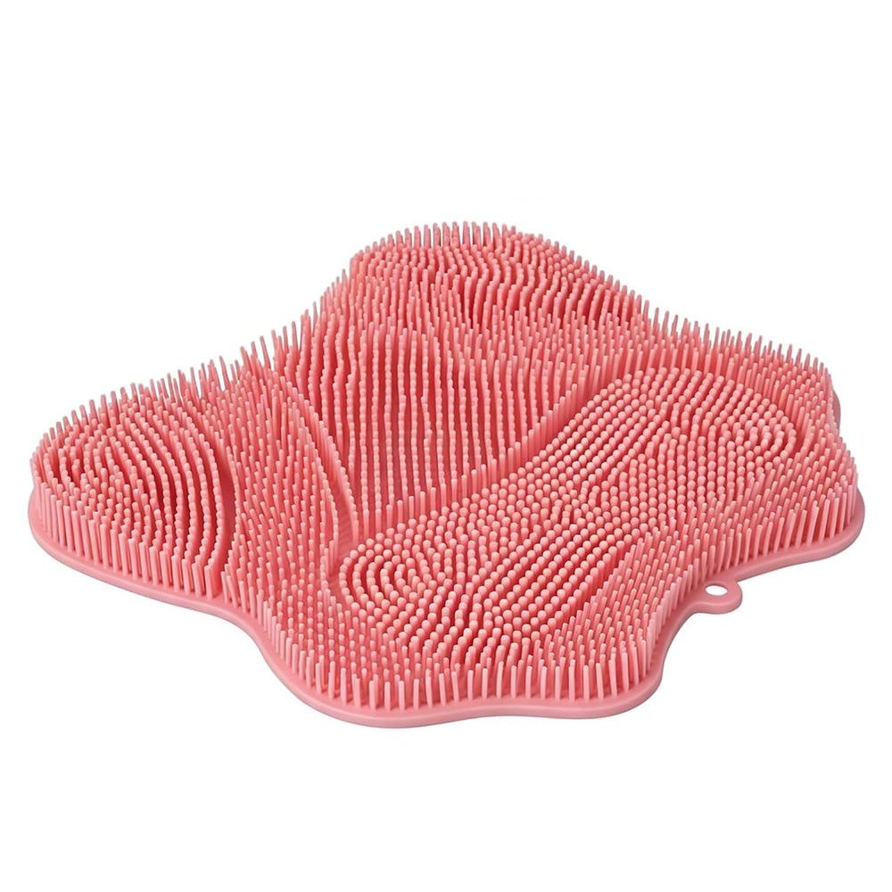 30x28cm Non Slip Suction Back and Foot Cleaning Mat for Showers