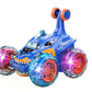 Remote Control Car 360-degree Rotating 4WD RC Stunt Twist Cars LED Lights