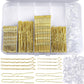 Hair Pins Set with Storage Box Bobby Pins & U Shaped Hair Clips Kit for Bun Updo Styling
