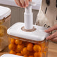 2Pcs 2.7L Vacuum Food Storage Container with Lid Strainer Vacuum Pump