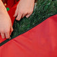 Handy Laundry Rolling Christmas Tree Storage Bag With Handle For Easy Transport-Red