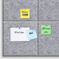 12Pcs Large Felt Bulletin Board Cork Boards for Walls Office Classroom Pin Board