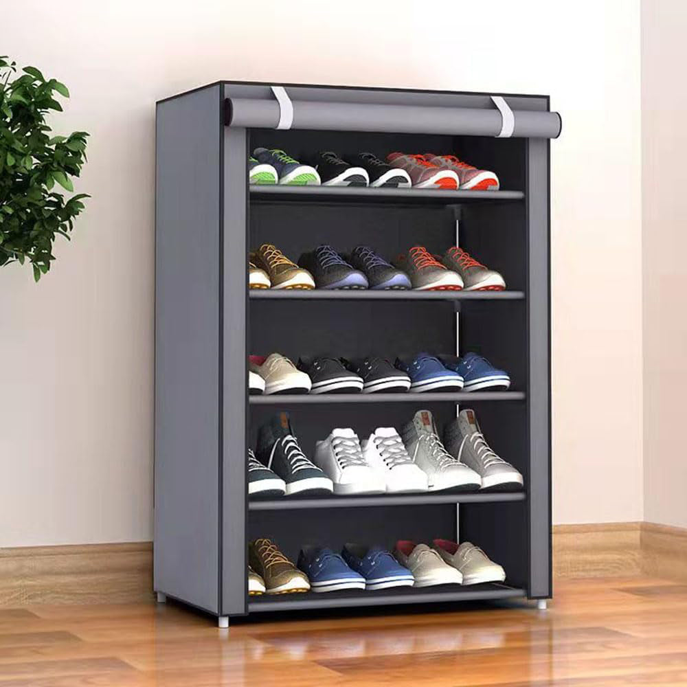 6-Layer Portable Shoe Storage Rack Cabinet