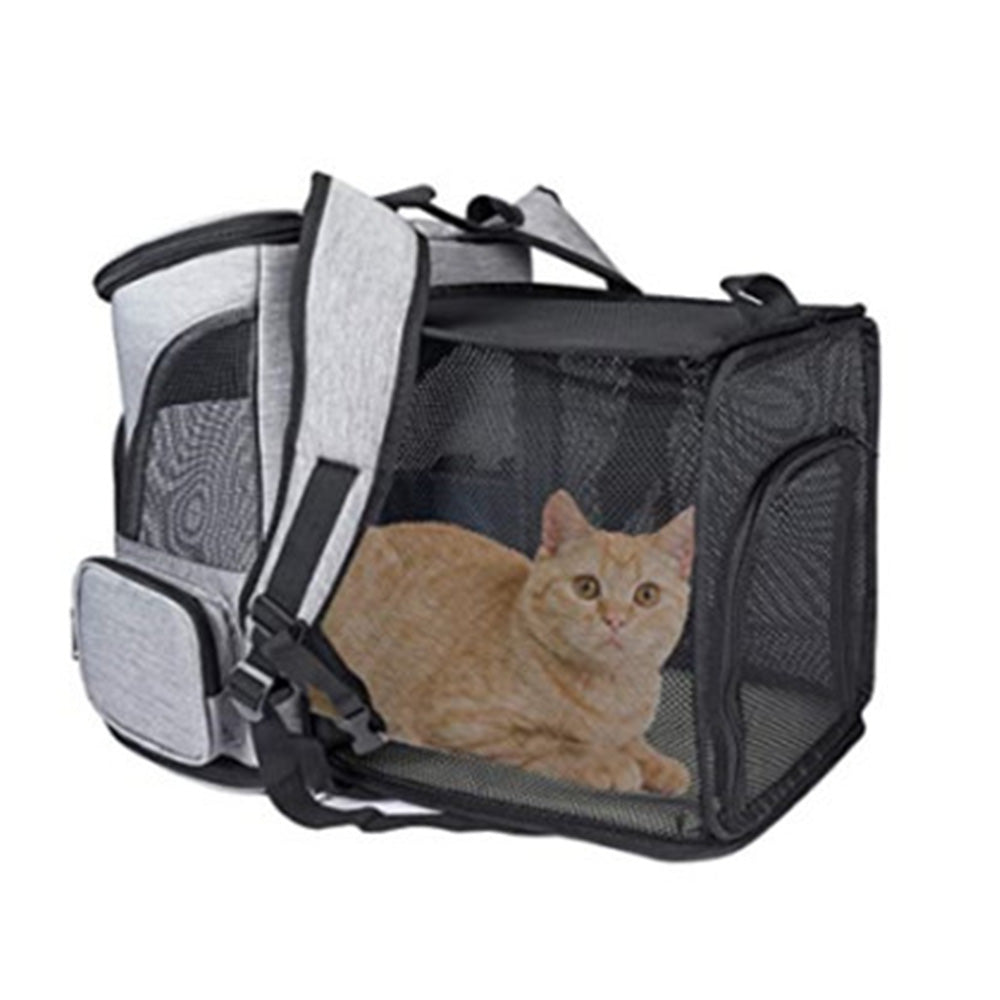 Expandable Large Cat Backpack Carrier for Small Pets