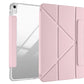 Anti-Bending PC Tablet Case with Multi-Angle Stand Pencil Holder for iPad
