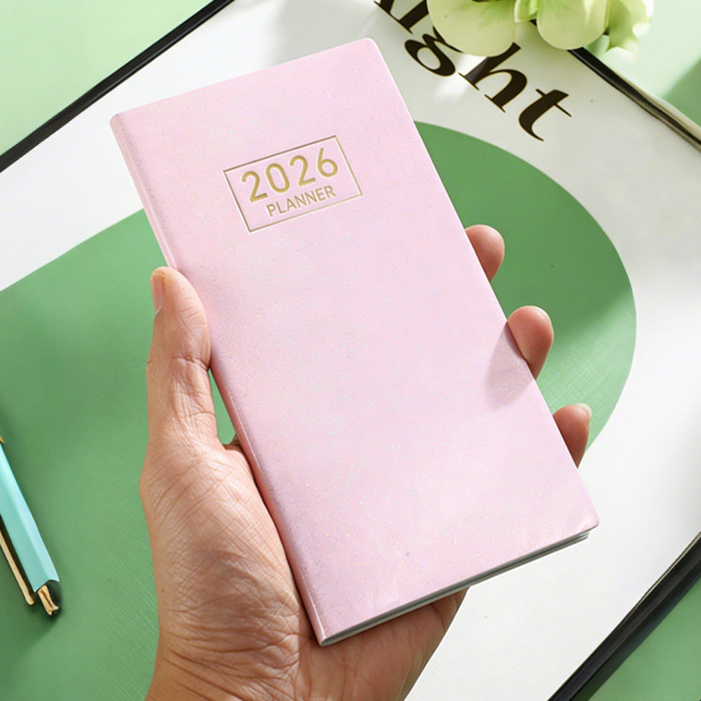 2026 Pocket Planner Calendar Portable A6 Daily Planner