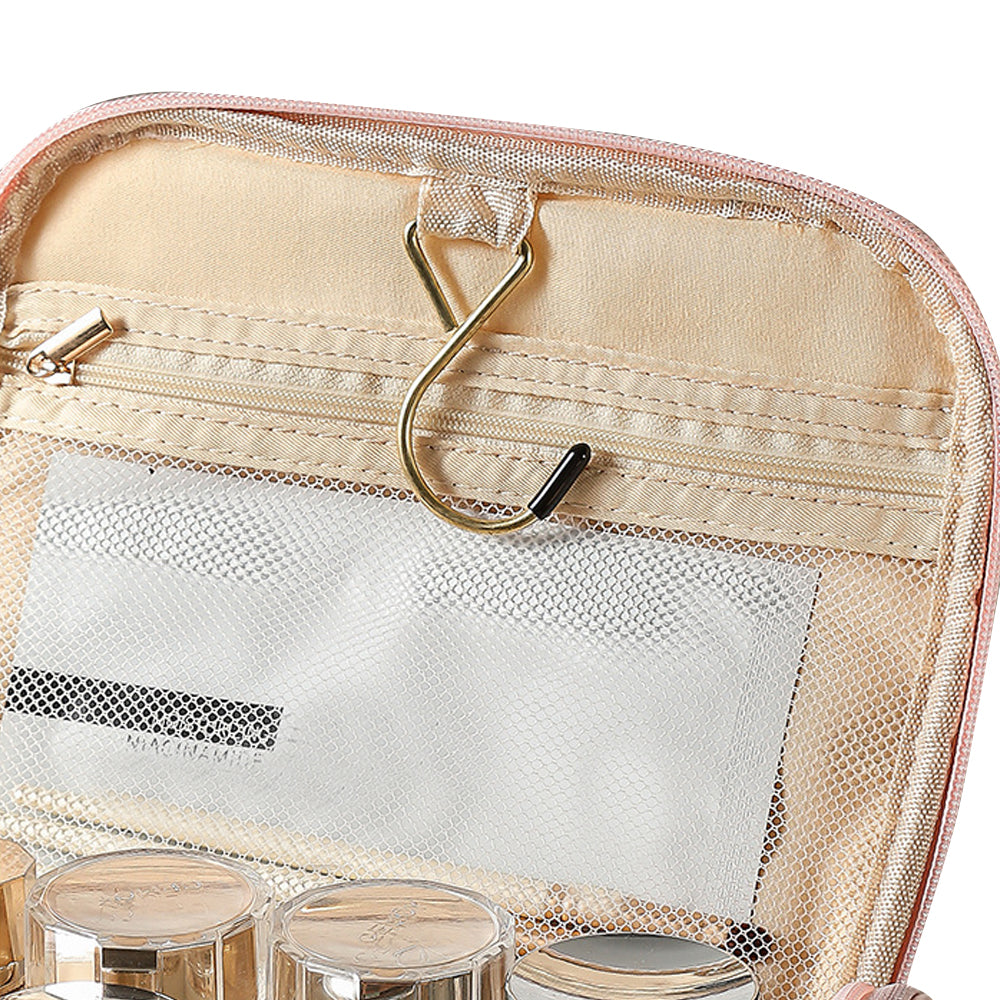 Clear Makeup Bag with Hanging Hook for Travel Organizer for Accessories