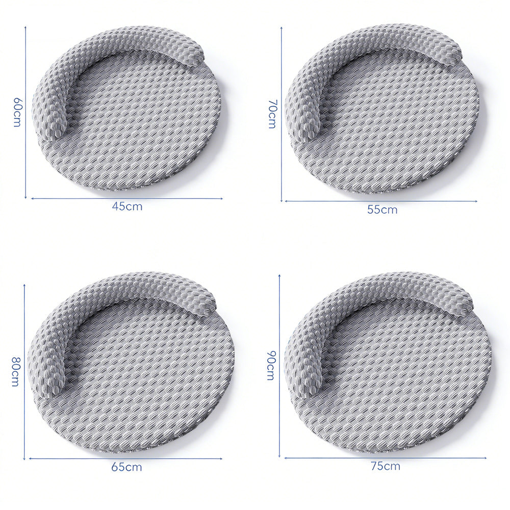 Washable Cooling Pet Bed with Removable Cover for Dogs and Cats