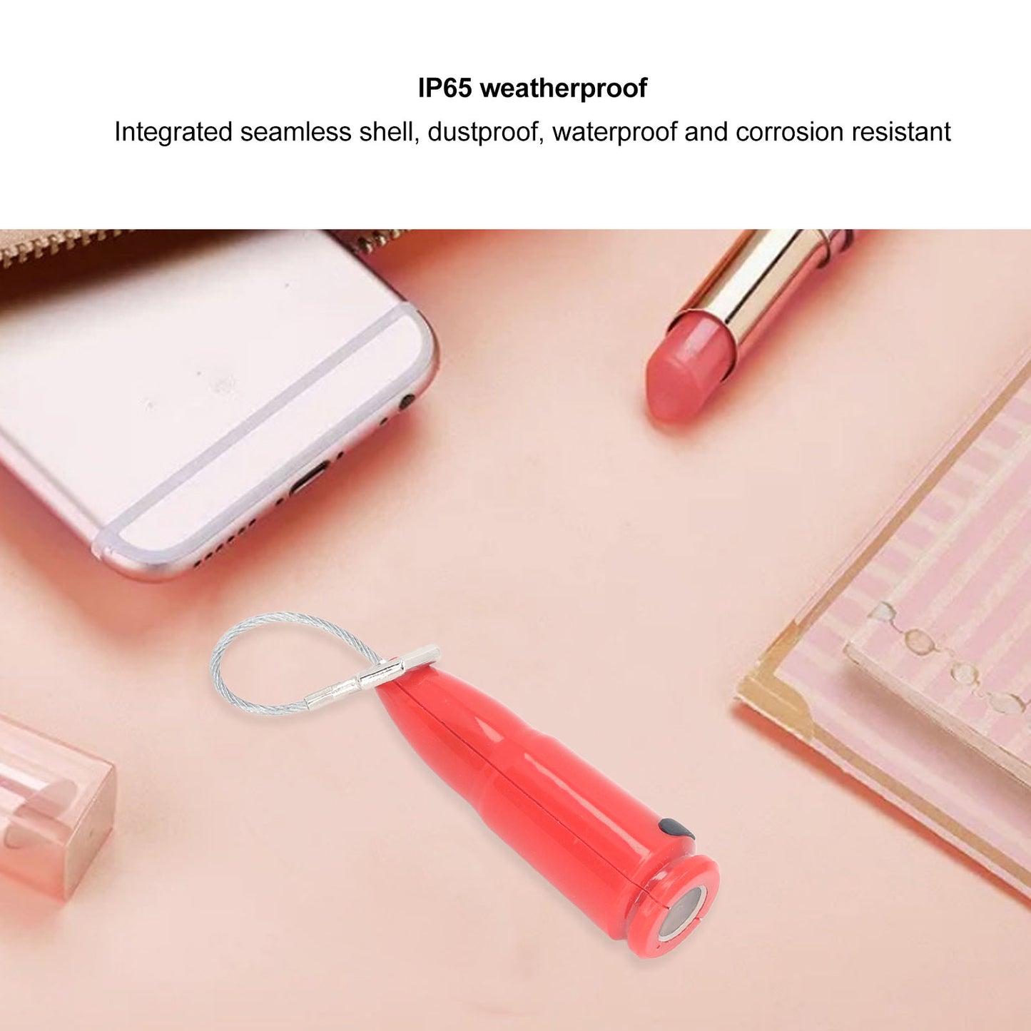 Rechargeable Fingerprint Padlock Water Resistant Anti Cut Keyless Mini Luggage Lock