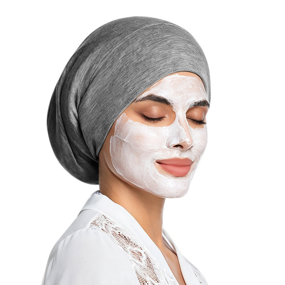 Adjustable Hair Cap Breathable Double Layer Design for Sleeping Women Men