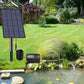 Solar Powered Oxygen Aerator Pump with Air Stone and Ground Stake for Pond Pool and Aquarium