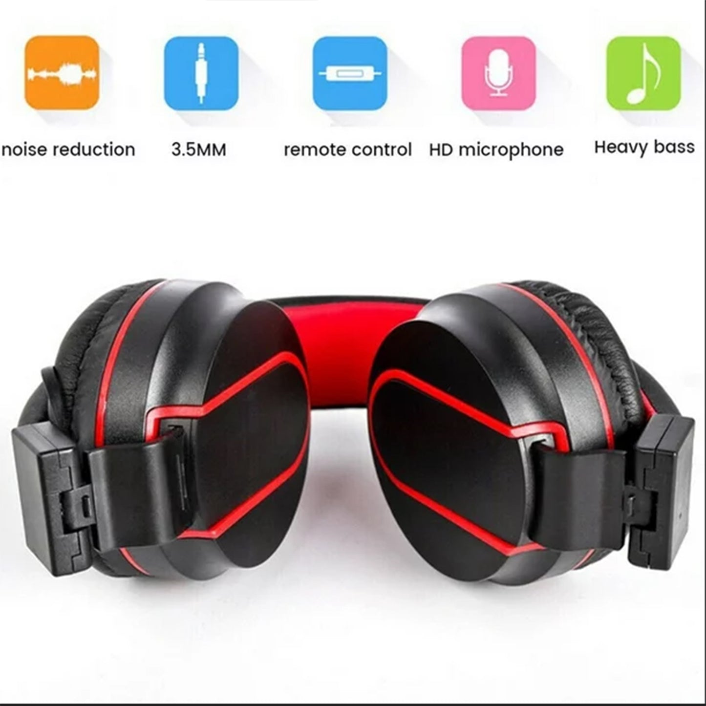 3.5mm Wired Gaming Headset MIC Headphones for PC Mac Laptop Phone