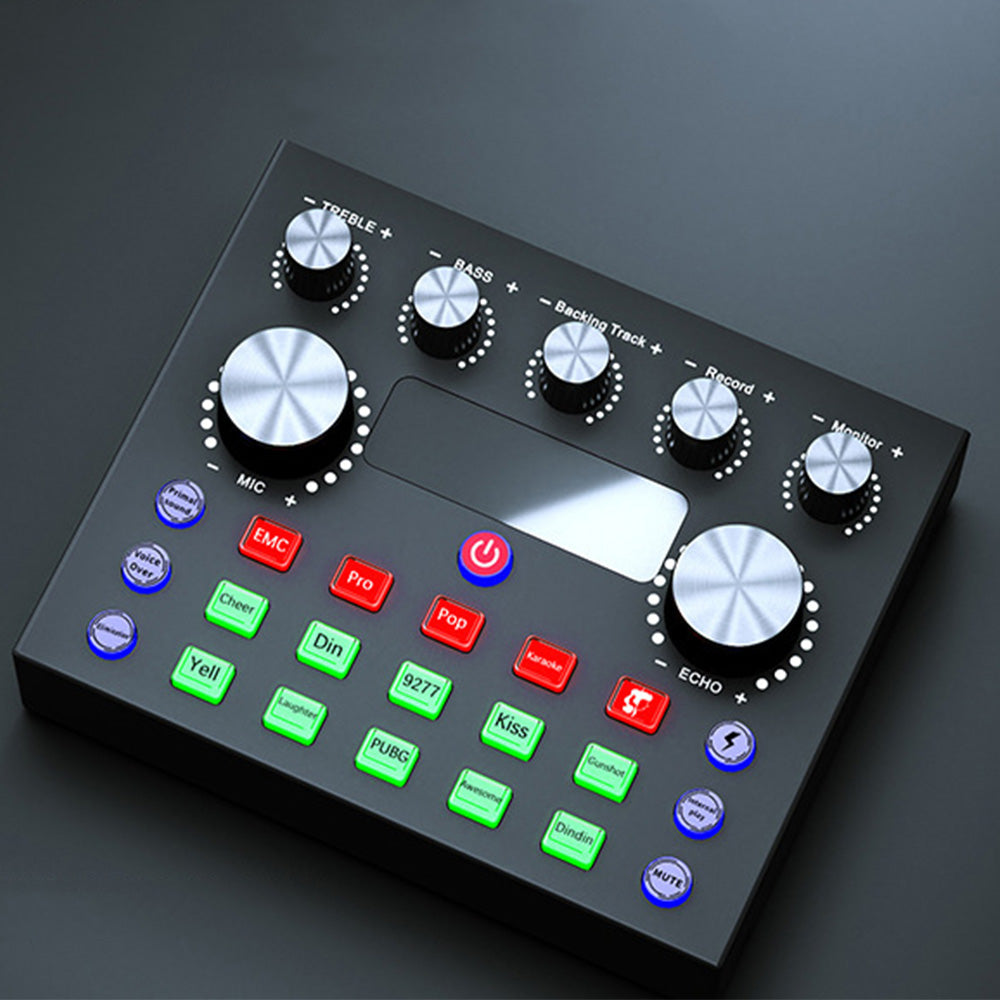 Recording Condenser Microphone Kit with Sound Card for Streaming YouTube TikTok
