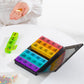 7-Day Pill Box Organizer 4 Times a Day Weekly Medication Dispenser