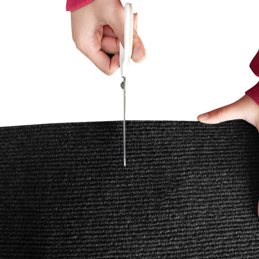 Strong Self-Adhesive Cat-Scratch Protector Furniture Guard Sticker for Sofa Wall Door-Black