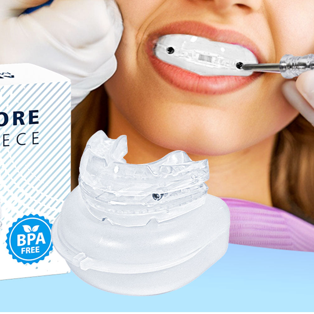 2Pcs Adjustable Anti-Snoring Aid Device Dream Hero Mouth Guard for Teeth Grinding