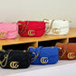 Quilted Gucci Inspired Gold Chain Shoulder Bag for Women