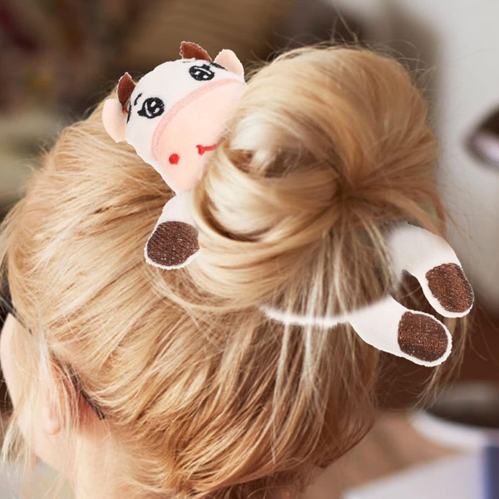 3Pcs Cute Animal Scrunchies Plush Hair Bands