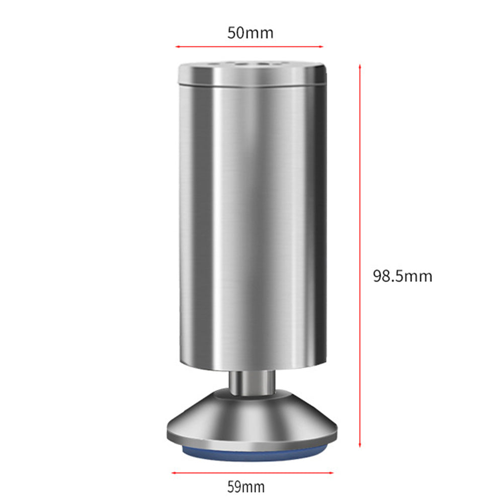 4 PCS Metal Furniture Legs Adjustable Stainless Steel Cabinet Feet for Bed Sofa Table