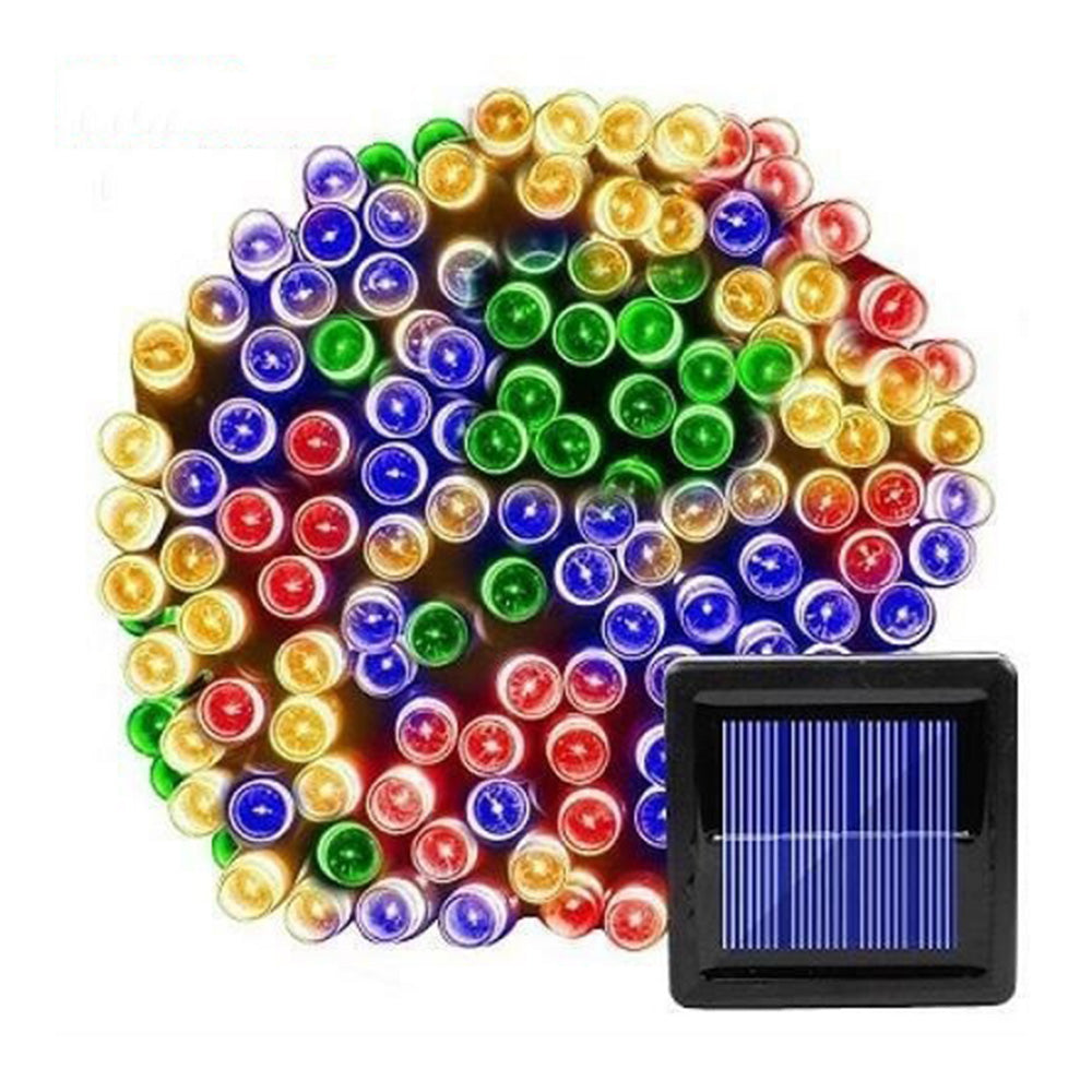 Outdoor Solar String Lights with 8 Modes for Garden Decoration-Multicolour