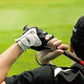 Stretch Breathable Washable Golf Glove with Slip Resistant Grip for Men Women-White